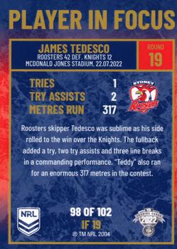 2022 NRL Player In Focus #IF19 James Tedesco Back